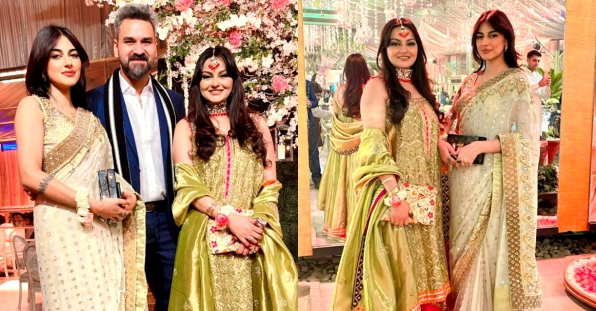 Juvaria Abbasi New Pictures With Daughter from Friend’s Wedding