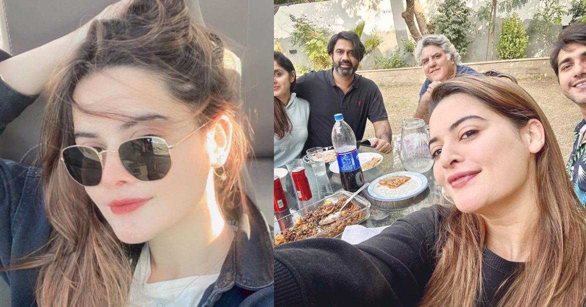 Latest Clicks Of Minal Khan & Ahsan Mohsin With Family