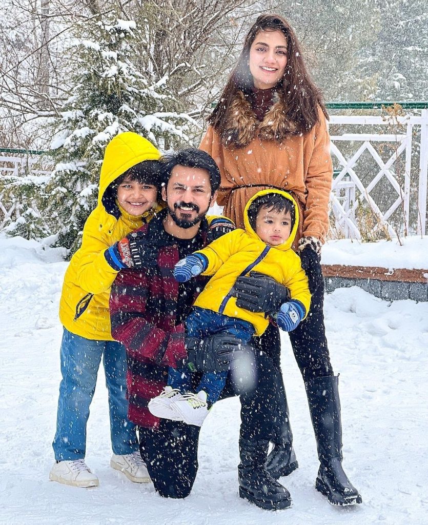 Bilal Qureshi & Uroosa Bilal Pictures from Murree