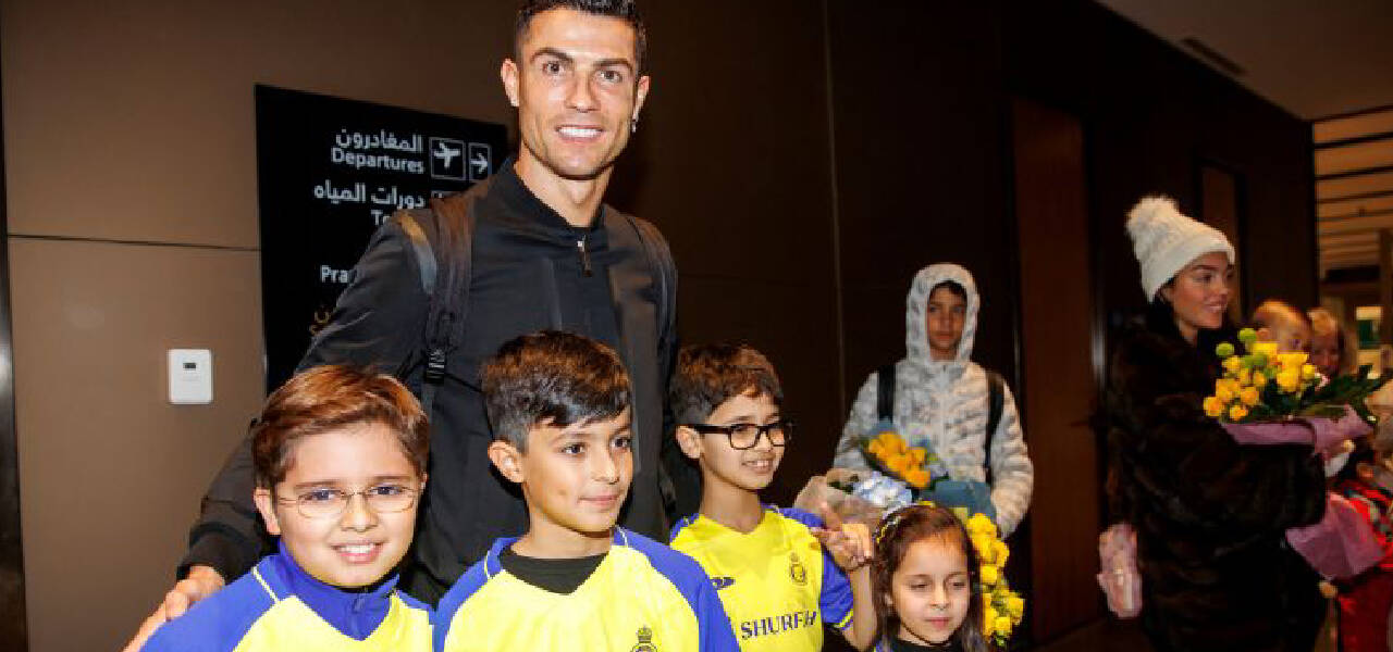 Ronaldo Arrives In Saudi Arabia