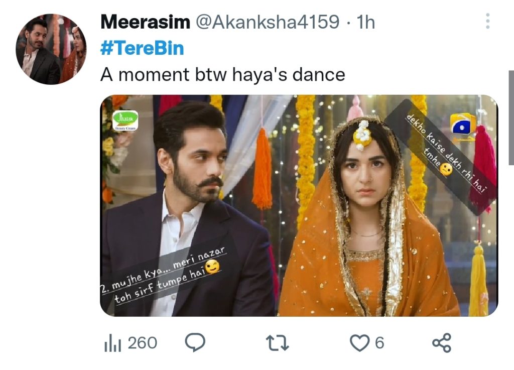 Haya's Dance Scene From Tere Bin Trolled by Public