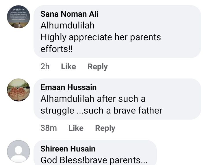 Dua Zehra's Parents Win Daughter's Custody