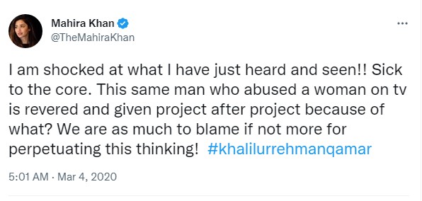 Khalil Ur Rehman Qamar Shares Relationship With Mahira Khan Before Controversy