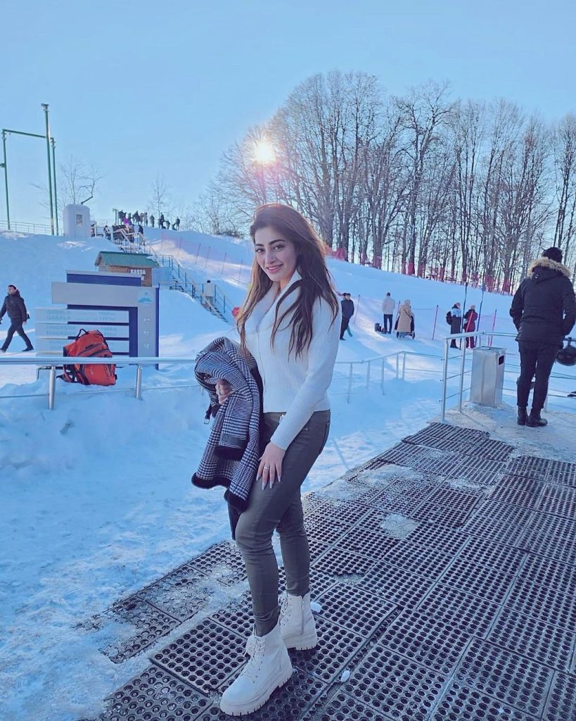 Nawal Saeed Is A Gorgeous Beauty At Her Winter Vacation