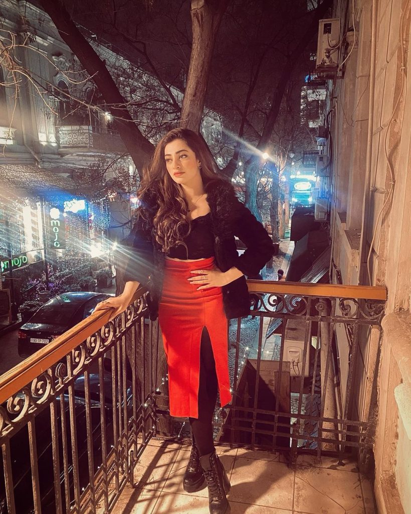 Nawal Saeed Is A Gorgeous Beauty At Her Winter Vacation