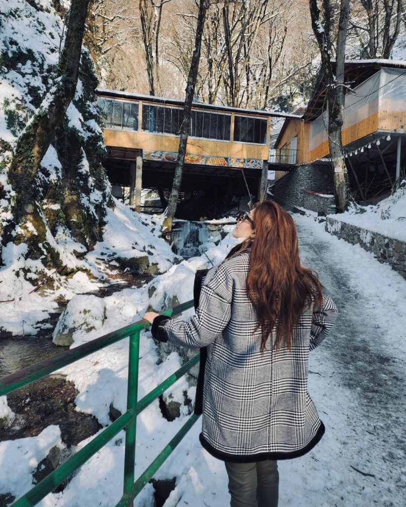 Nawal Saeed Is A Gorgeous Beauty At Her Winter Vacation