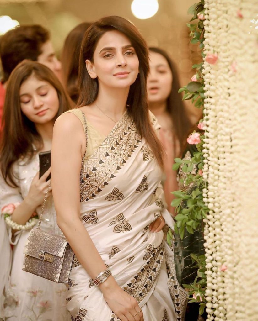 Saba Qamar Looks Amazing At Her Friend's Wedding