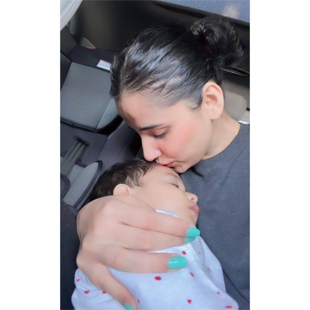 Saniya Shamshad Latest Pictures With Son Azlan Syed