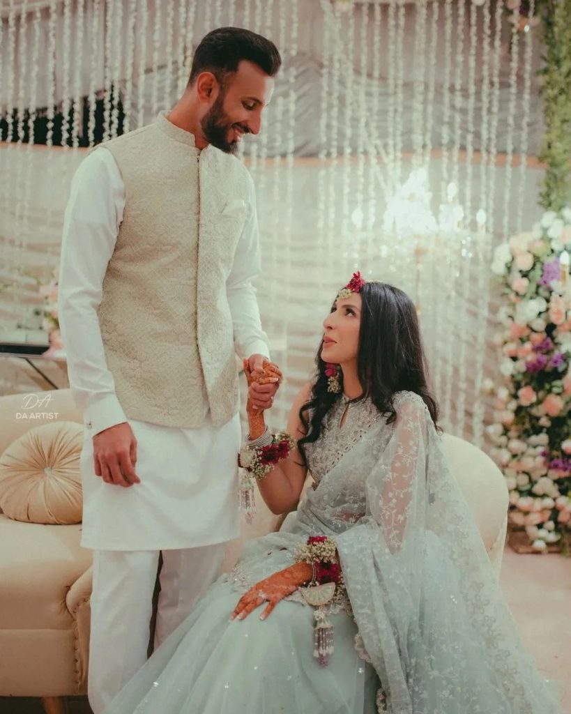 Shan Masood And Nische Beautiful Nikah Pictures
