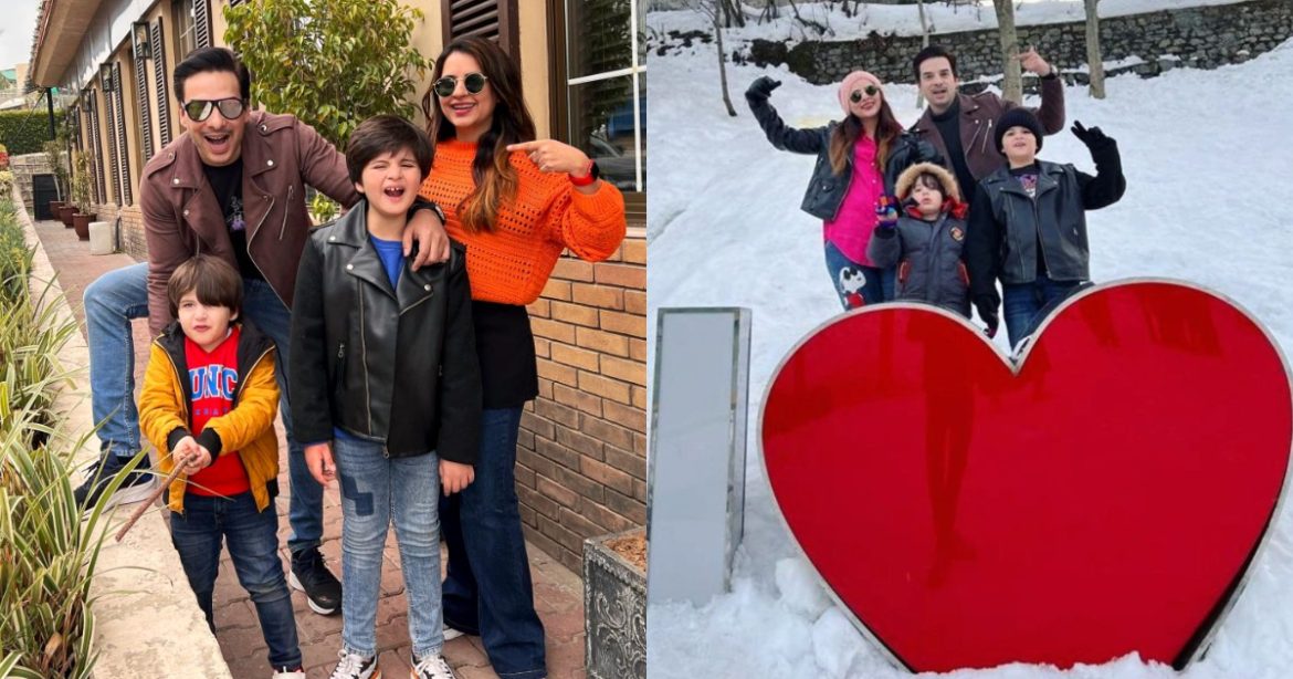 Fatima Effendi And Kanwar Arsalan Vacation Pictures With Family From Murree