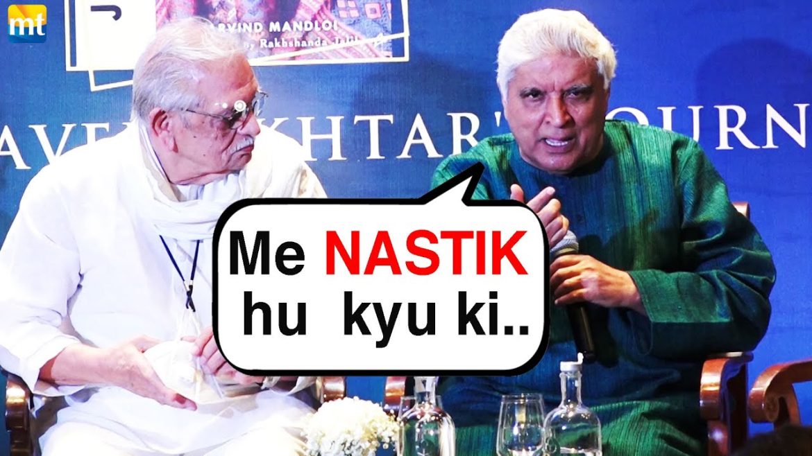 Candid Pictures And Videos Of Javed Akhtar With Pakistani Celebrities