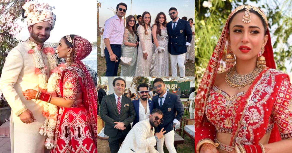 Actress Ushna Shah Beautiful Wedding Pictures and Videos