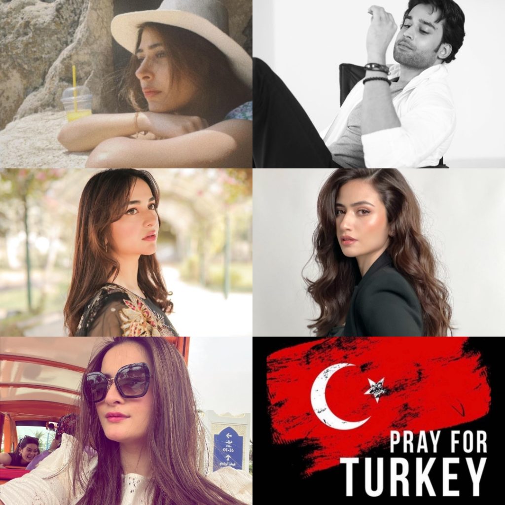 Pakistani Celebrities Prayers for Turkey & Syria