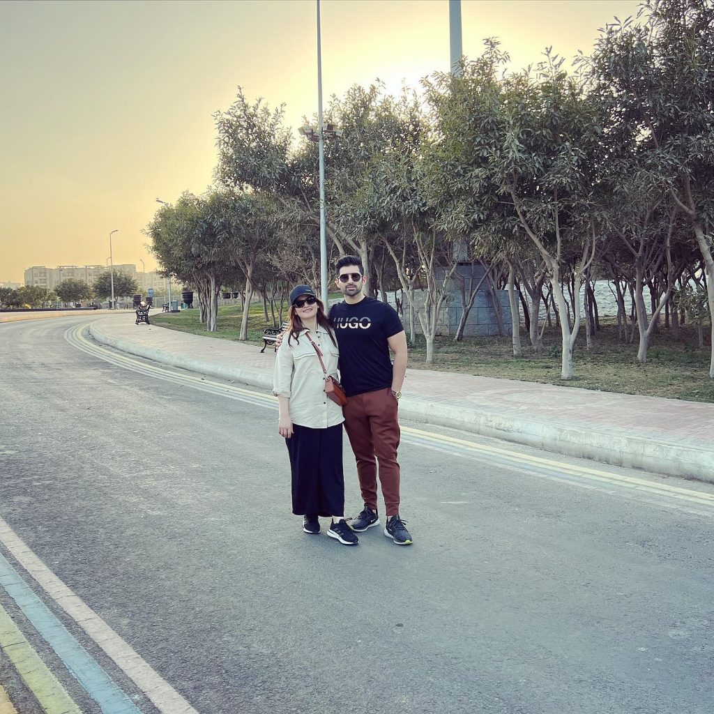 Aiman Khan & Muneeb Butt Day Out With Amal