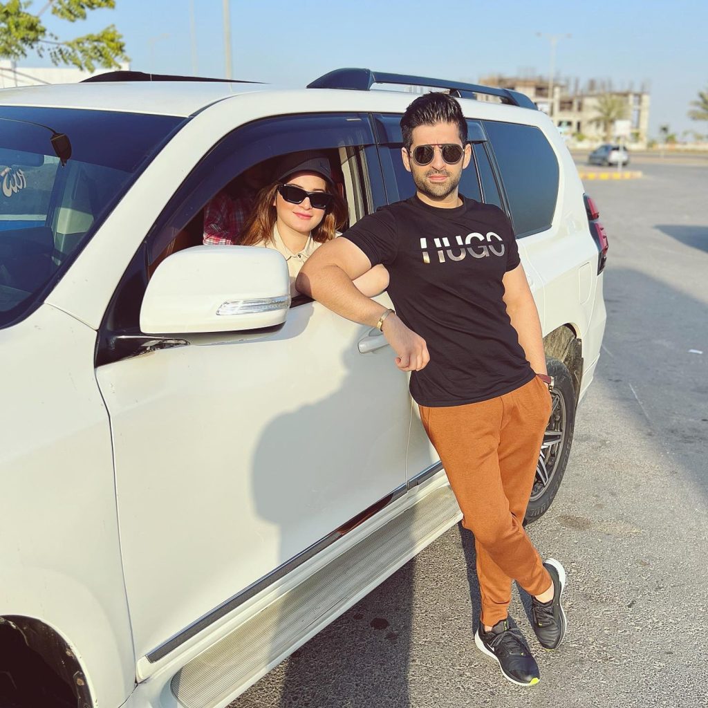 Aiman Khan & Muneeb Butt Day Out With Amal