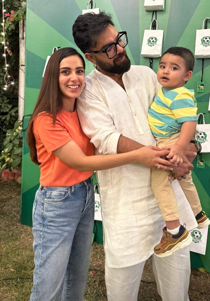 Iqra Aziz Shares Unseen Pictures with Son & Husband