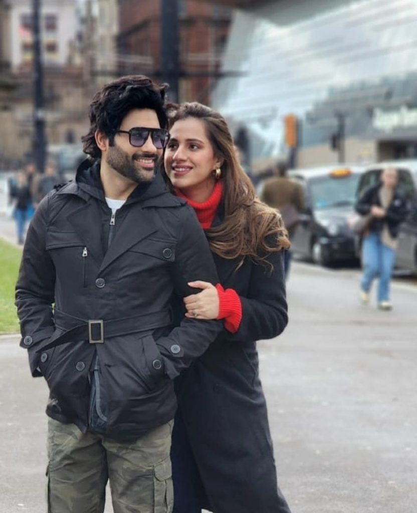 Maham Aamir and Faizan Sheikh New Pictures from London & Scotland