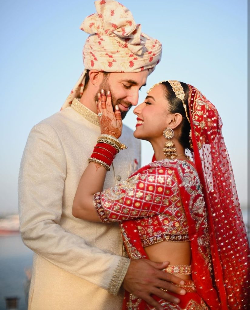 Ushna Shah & Hamza Amin HD Photoshoot From Wedding Day