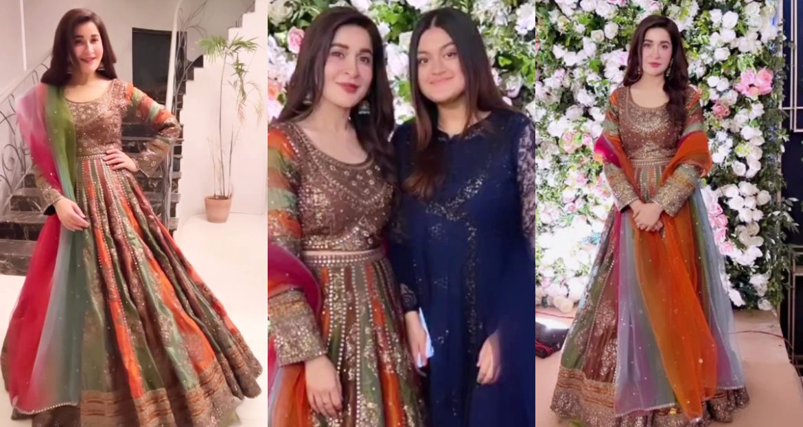 Latest Pictures Of Shaista Lodhi With Daughter Emaan From A Wedding