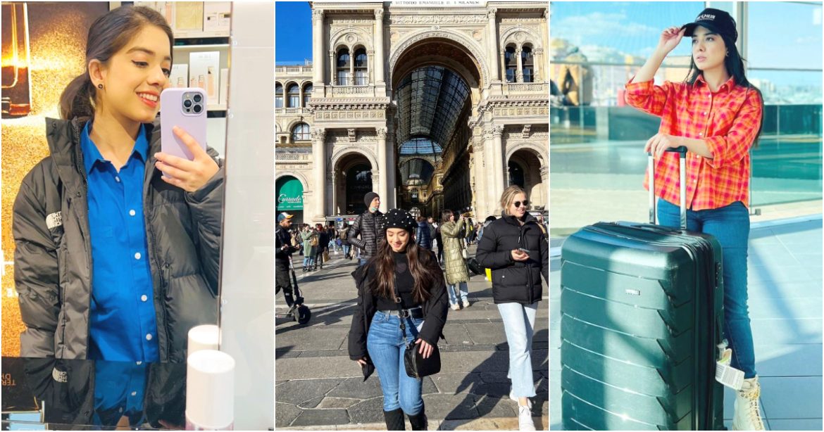 New Clicks Of Gorgeous Arisha Razi Khan From Europe Trip