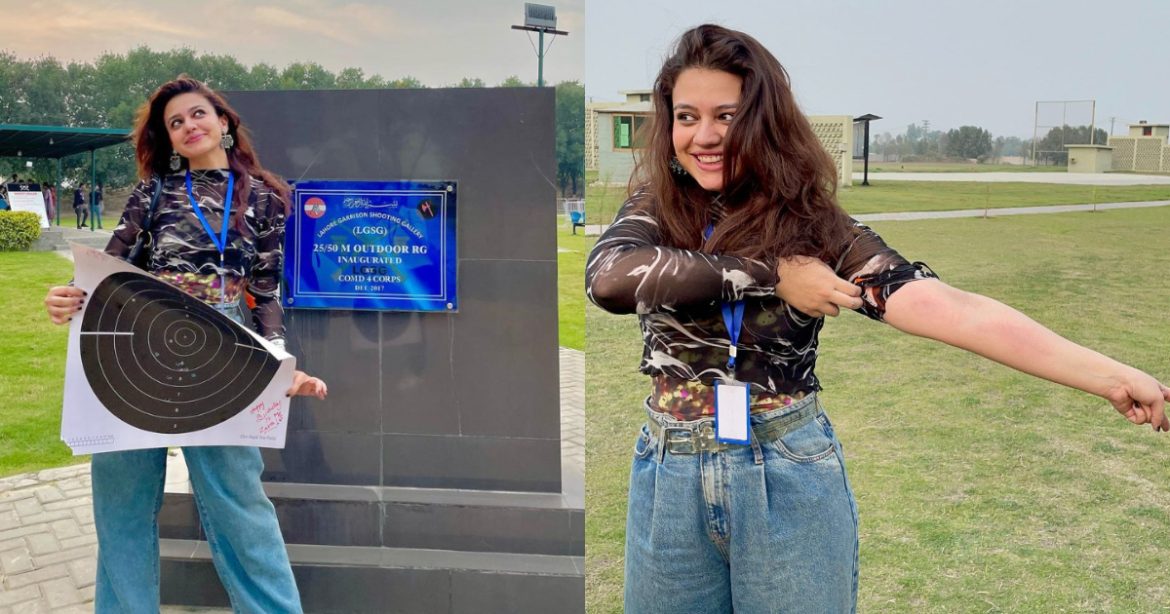 Zara Noor Abbas Learns Archery