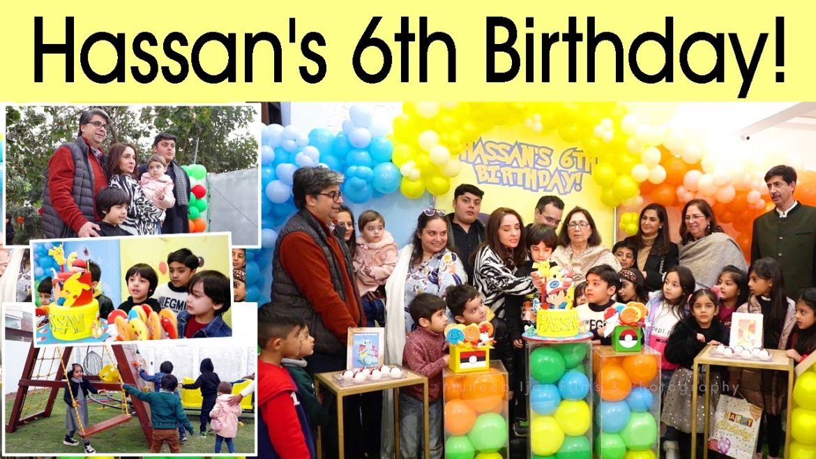 Juggun Kazim Son’s 6th Pokémon Themed Birthday Pictures