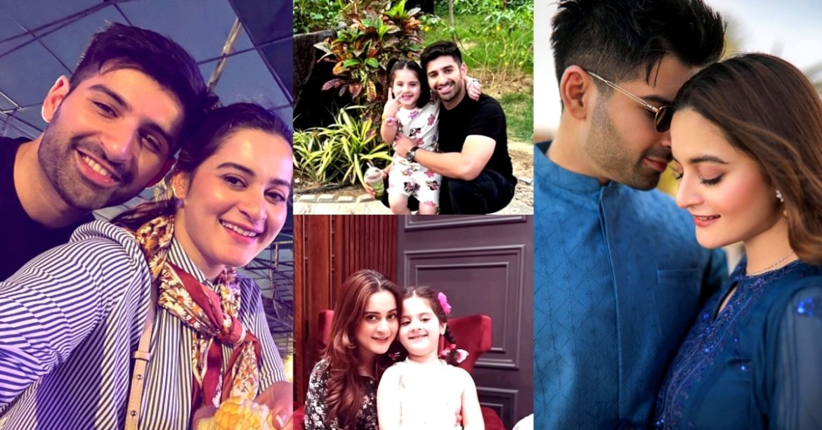 Aiman Khan Muneeb Butt New & Adorable Family Pictures