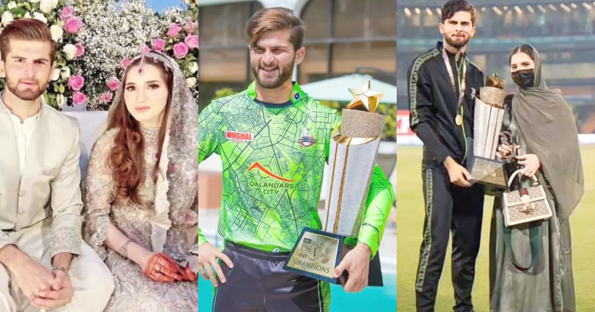 Shaheen Afridi Celebrated PSL 8 Win With His Wife Ansha Afridi