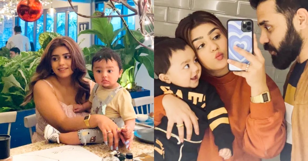 Anumta Qureshi Beautiful Latest Clicks With Son