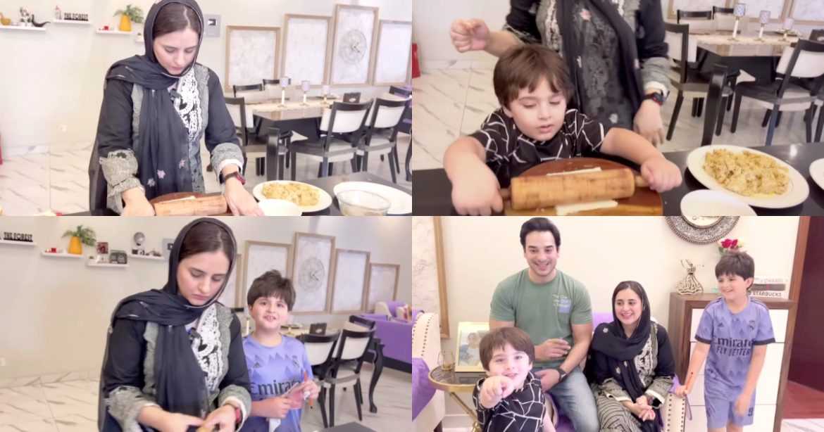 Fatima Effendi & Kanwar Arsalan Making iftaar With Their Kids