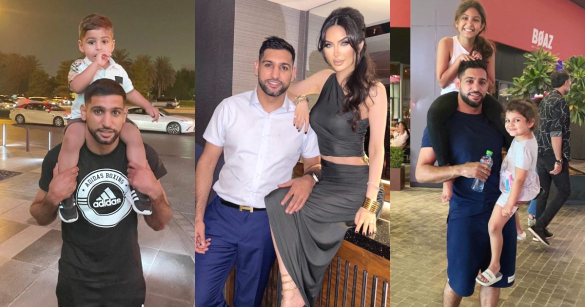 Family Pictures Of Boxer Amir Khan From Dubai