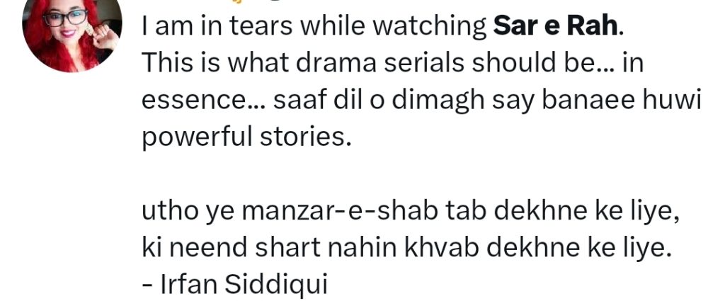 Sar-e-Rah Last Episode Public Reaction