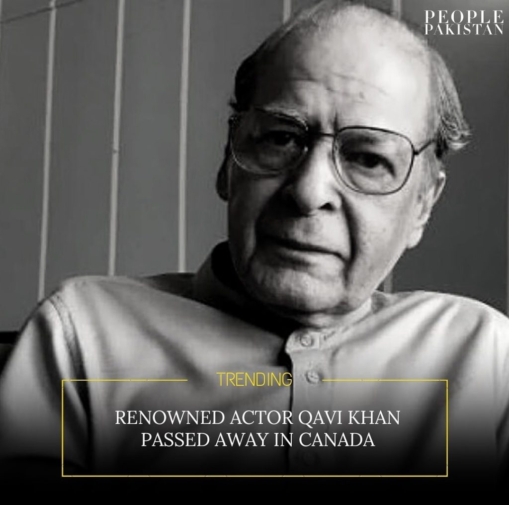 Veteran Pakistani Actor Qavi Khan Passes Away