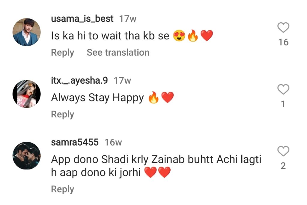 Zainab Shabir Reveals Her Relationship Status With Usama Khan