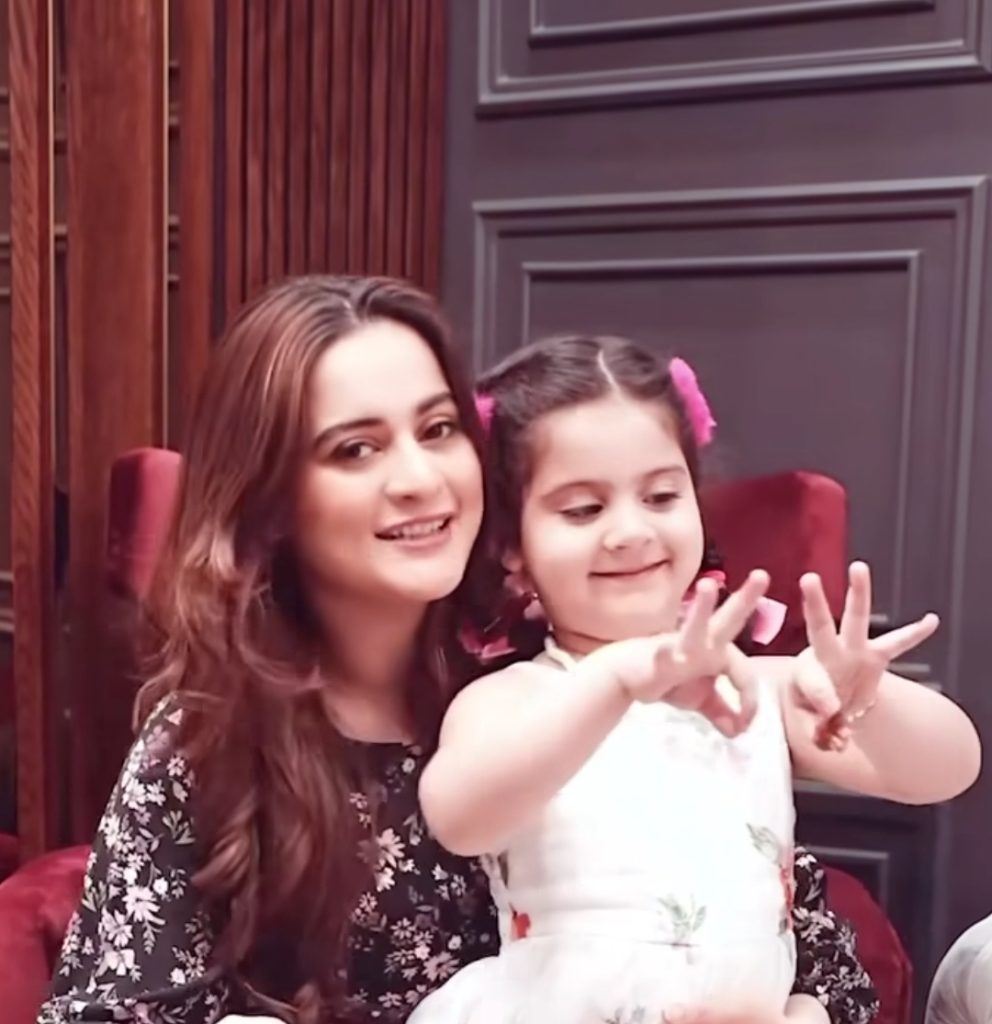 Aiman Khan Muneeb Butt New & Adorable Family Pictures