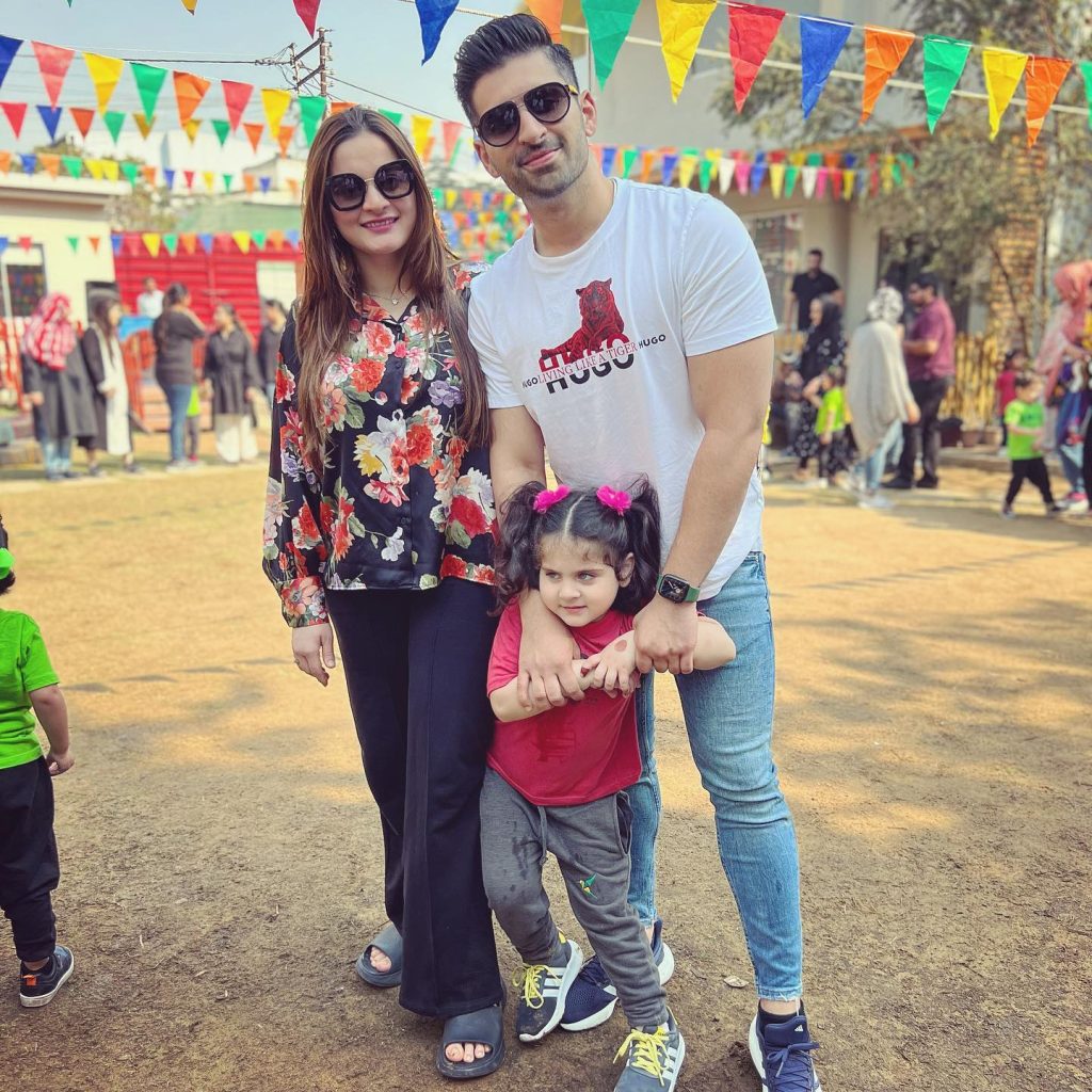 Aiman Khan Muneeb Butt New & Adorable Family Pictures