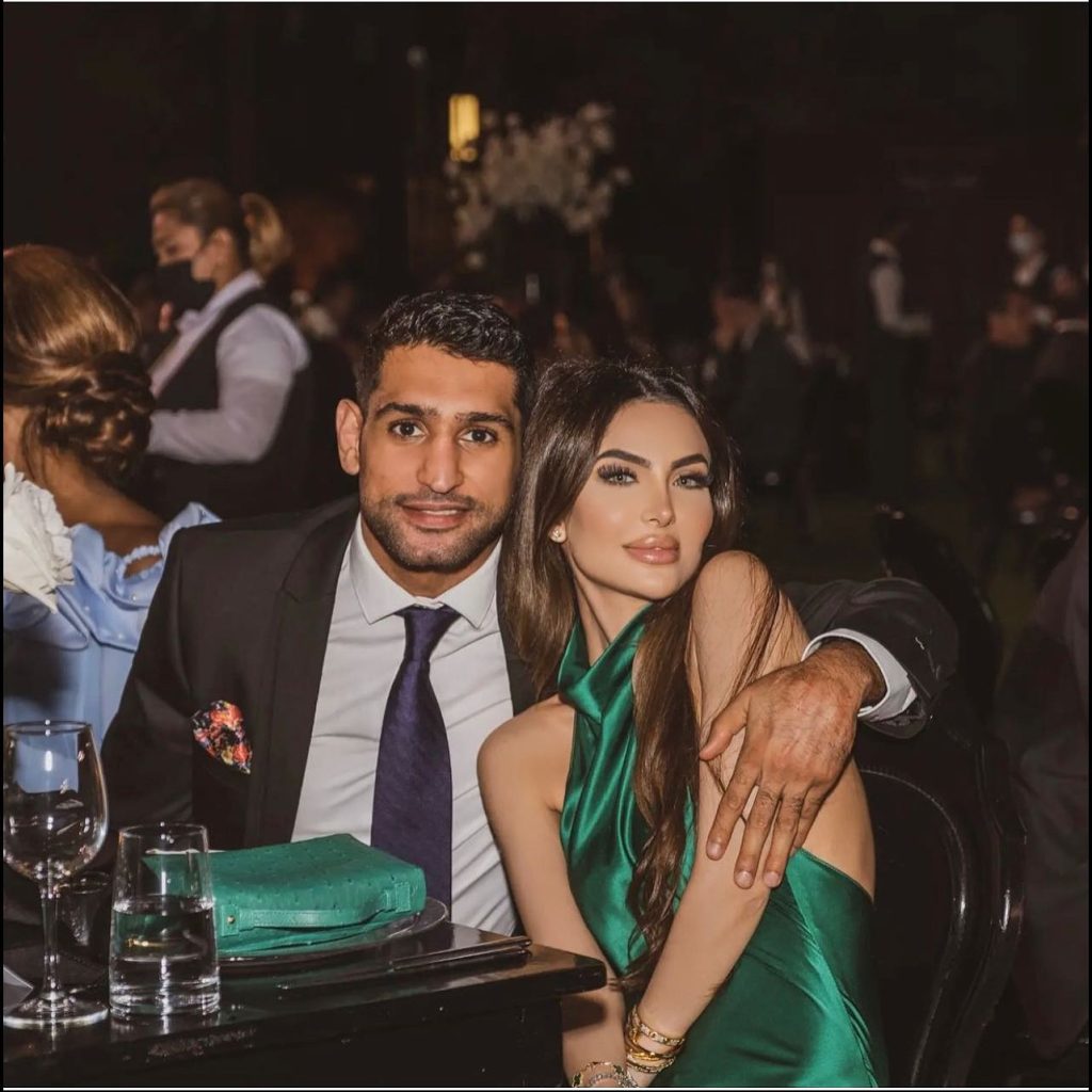 Amir Khan And Faryal Makhdoom At A Wedding