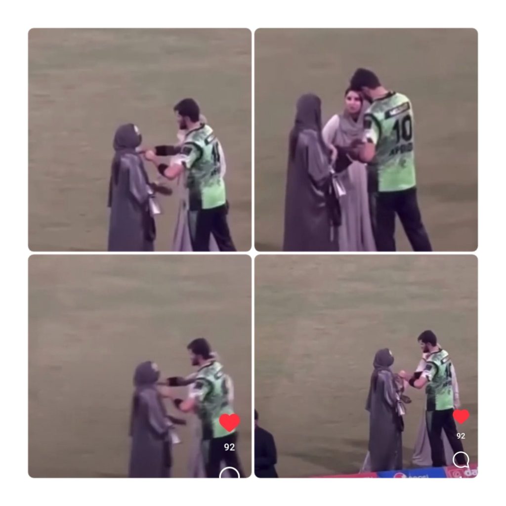 Shaheen Shah Afridi Celebrates PSL 8 Win With Wife Ansha Afridi