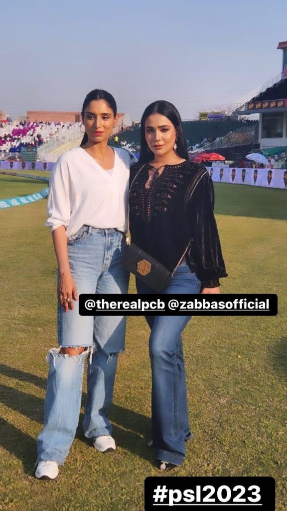 Pakistani Celebrities Support Women PSL Matches