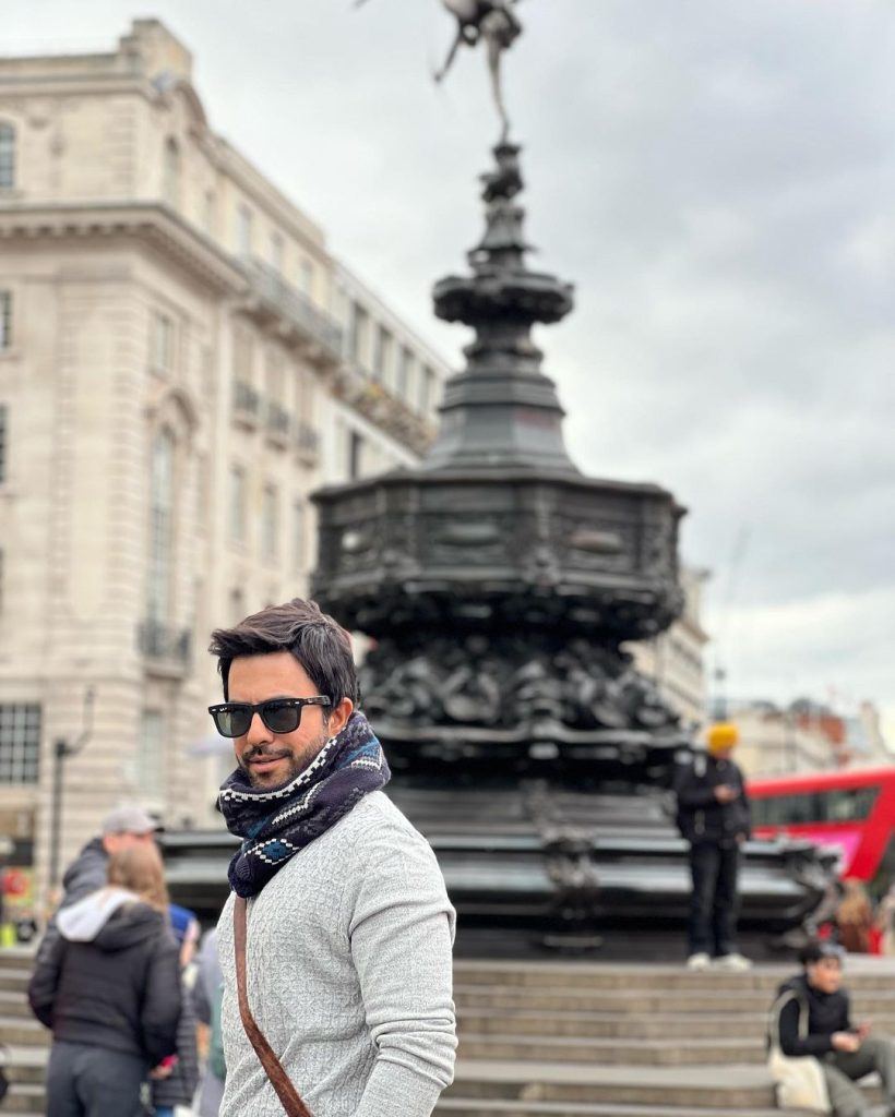 Junaid Khan Looks Dashing On His London Trip