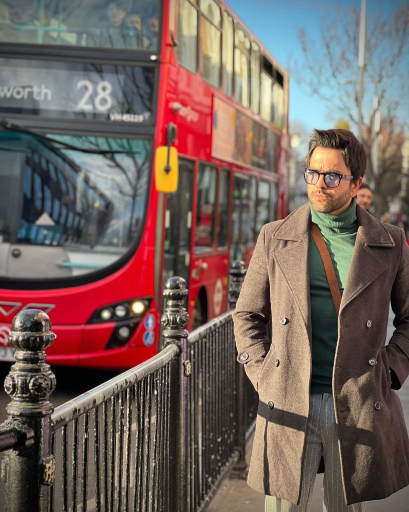 Junaid Khan Looks Dashing On His London Trip