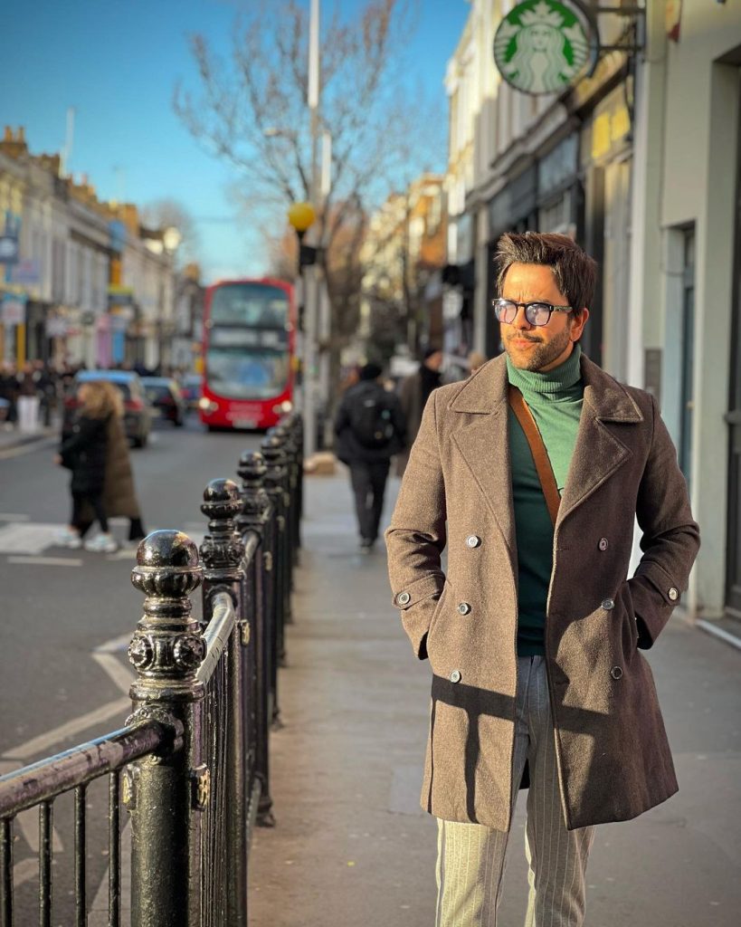 Junaid Khan Looks Dashing On His London Trip