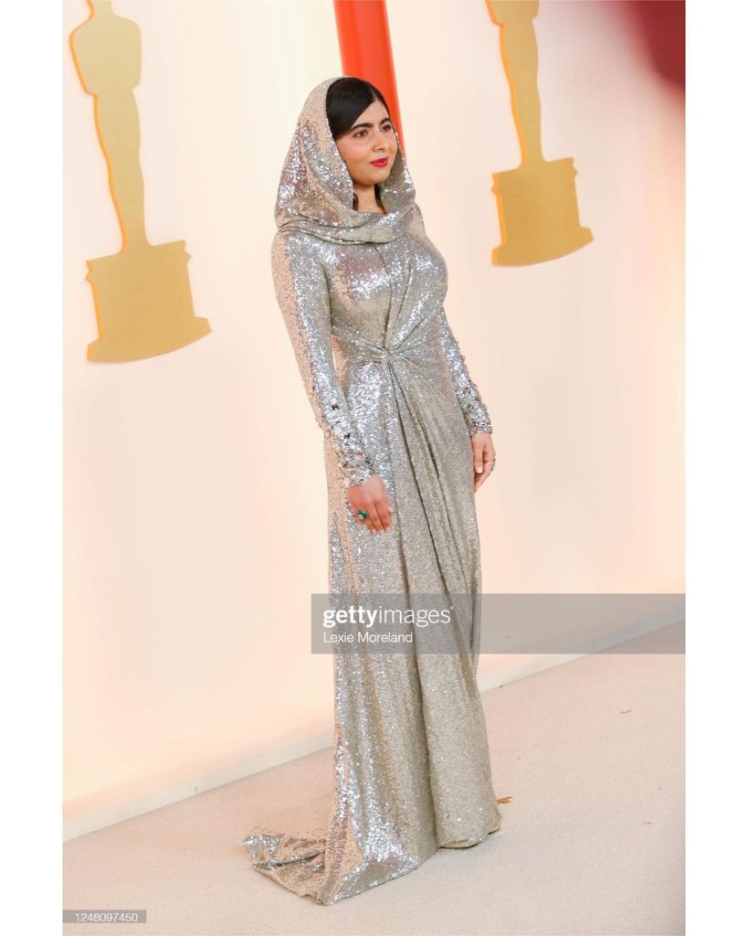 Malala Yousafzai With Husband Asser Malik At The Oscars