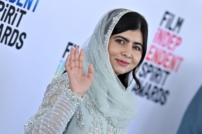 Malala Yousafzai With Husband Asser Malik At The Oscars