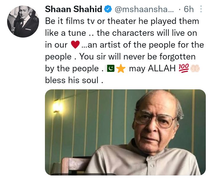 Pakistani Celebrities Remember Legendary Qavi Khan