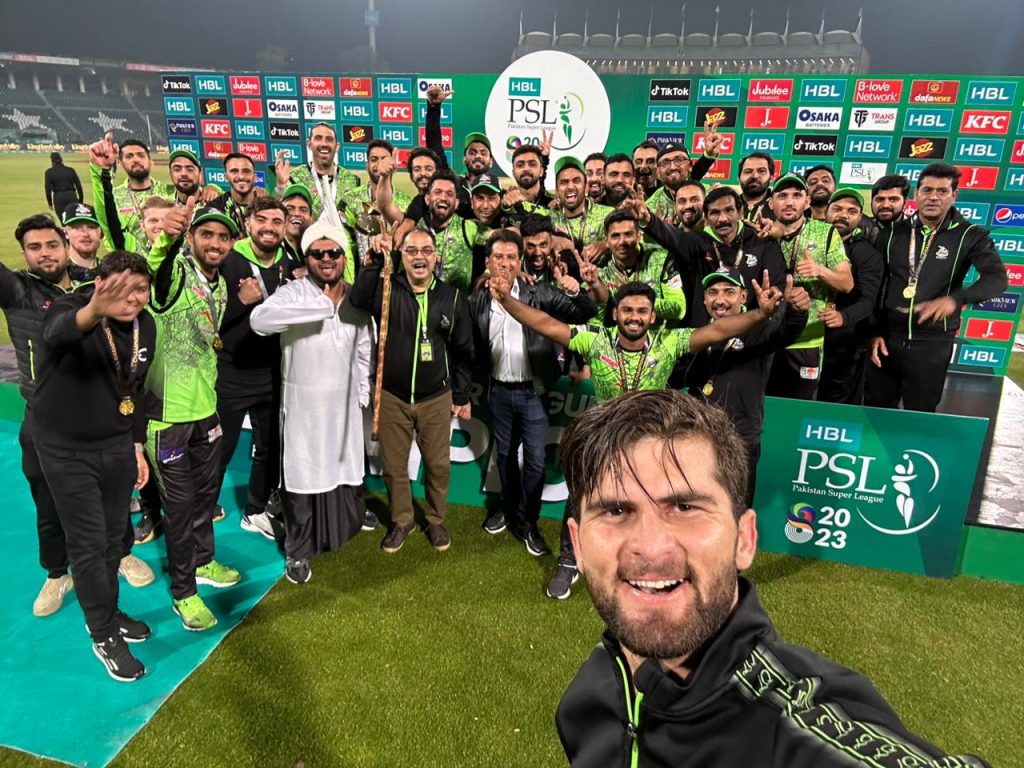 Shaheen Shah Afridi Celebrates PSL 8 Win With Wife Ansha Afridi