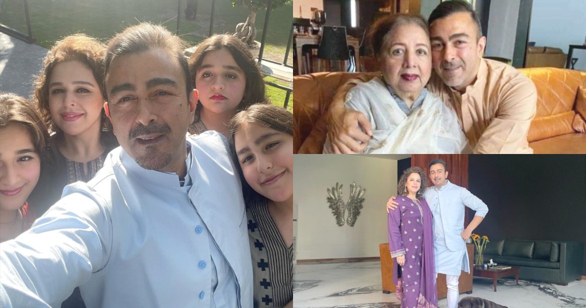 Eid Pictures Of Shaan Shahid With His Family
