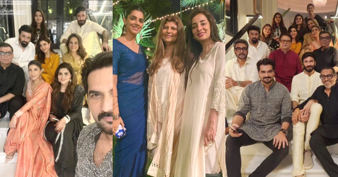 Showbiz Celebrities Spotted For Eid Dinner At ARY Salman Iqbal’s House