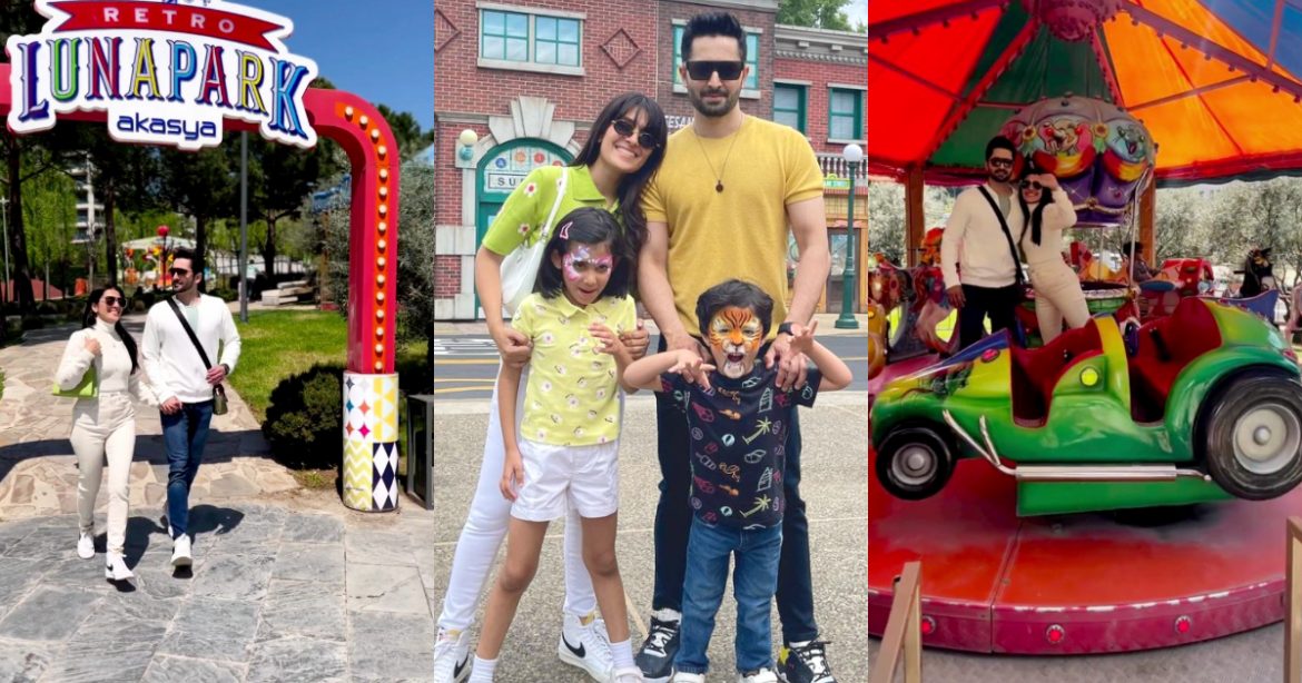 Ayeza Khan & Danish Taimoor’s Enjoyable Moments With Their Kids