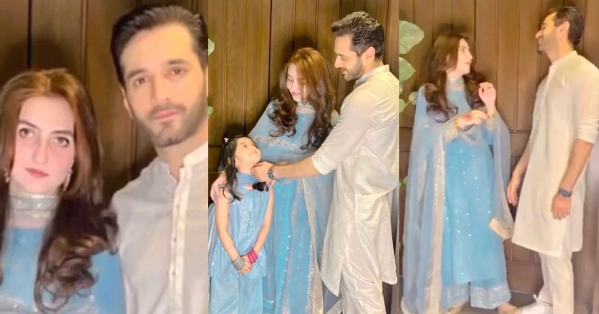 Adorable Pictures Of Wahaj Ali With His Wife & Daughter